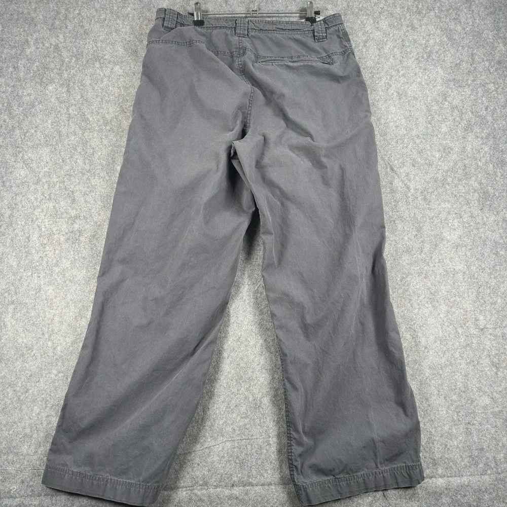 Vintage Nike Pants Mens 33 Gray Sportswear Cotton Cargo Zip Pocket